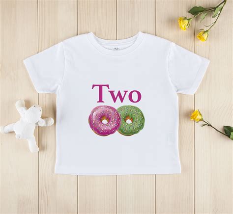 Two Donut Shirt Second Birthday Shirt Donut Birthday Shirt Etsy