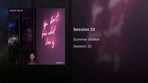 Summer Walker Session 32 8d Audio Youtube