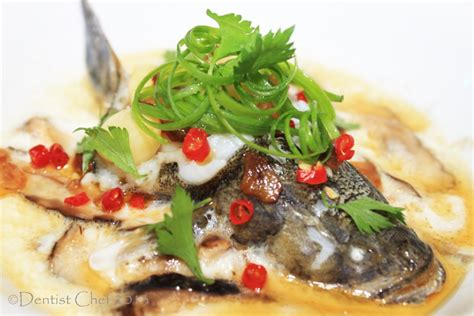 Hongkong Style Steamed Fish With Egg White And Ginkgo Biloba Nuts