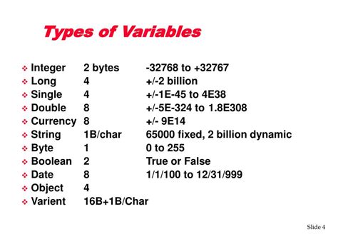 Ppt Variables Constants And Data Types Powerpoint Presentation Free