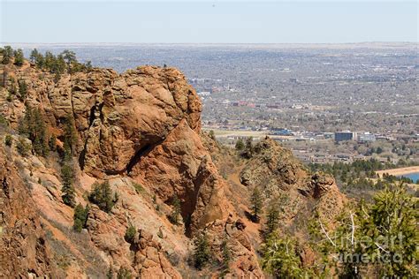 Mount Cutler Trail In Cheyenne Canyon In Colorado Springs Photograph By