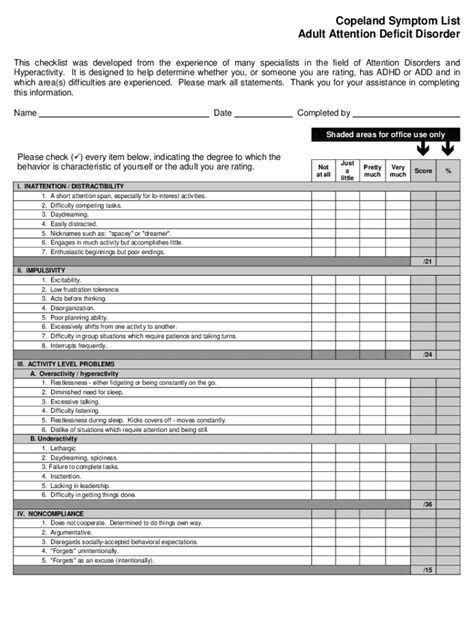 copeland symptom list adult attention deficit disorder fill out and sign online dochub
