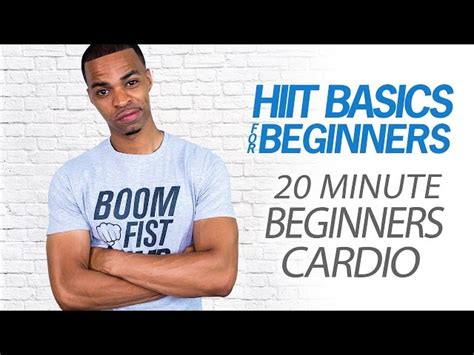 20 Minute Beginners Cardio Workout Easy At Home Beginner Hiit Cardio