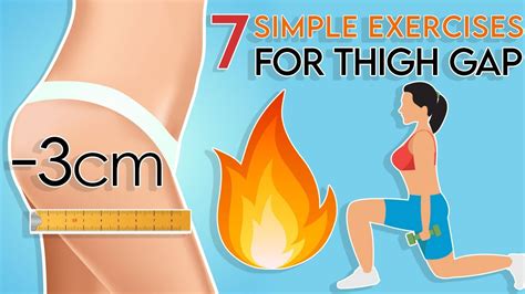 7 Simple Exercise For Thigh Gap Burn Inner Thigh Fat At Home Healthpedia Youtube