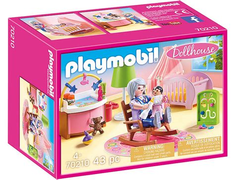 Playmobil waschtisch und toilette basteln, heißt das heutige bastelvideo. PLAYMOBIL Dollhouse Babyzimmer 70210 | Einrichtung & Zubehör