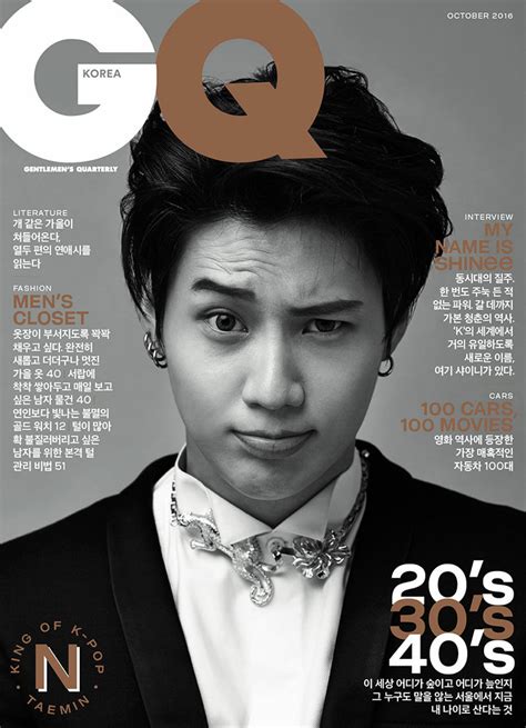 Photoshoot Shinee Individual Group Covers For Gq Korea Magazine