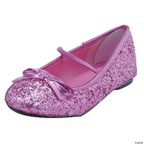 Pink Glitter Ballet Shoes Oriental Trading
