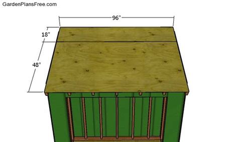 4x8 Lean To Shed Plans Free Garden Plans How To Build Garden Projects