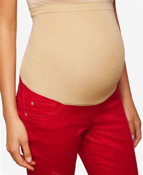 Jessica Simpson Maternity Twill Skinny Pants Macy S