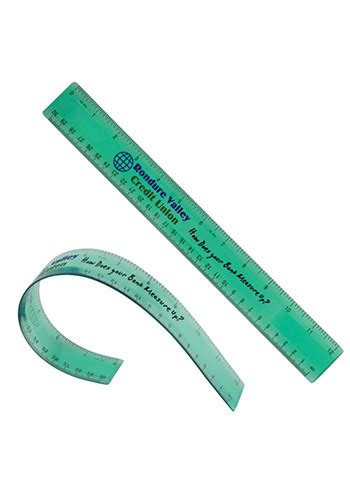 Promotional 12 Inch Flexible Rulers Il612 Discountmugs