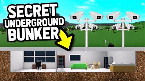 Building A Secret Underground Spy Bunker Roblox Bloxburg Youtube