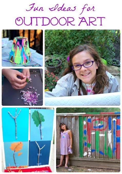 Brilliant Ways To Take Art Outdoors Art Projects For Teens Art