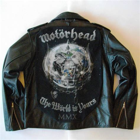 Metalworks Motorhead The World Is Yours Leather Jacket By