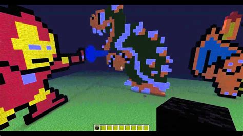 Minecraft Random Pixel Art Youtube