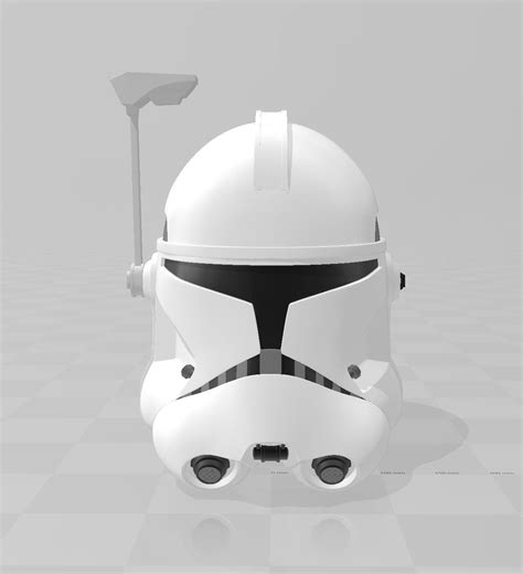 3d Print Model Star Wars Captain Rex Phase Ii Helmet