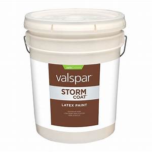 Shop Valspar Storm Coat White Satin Exterior Paint Actual Net