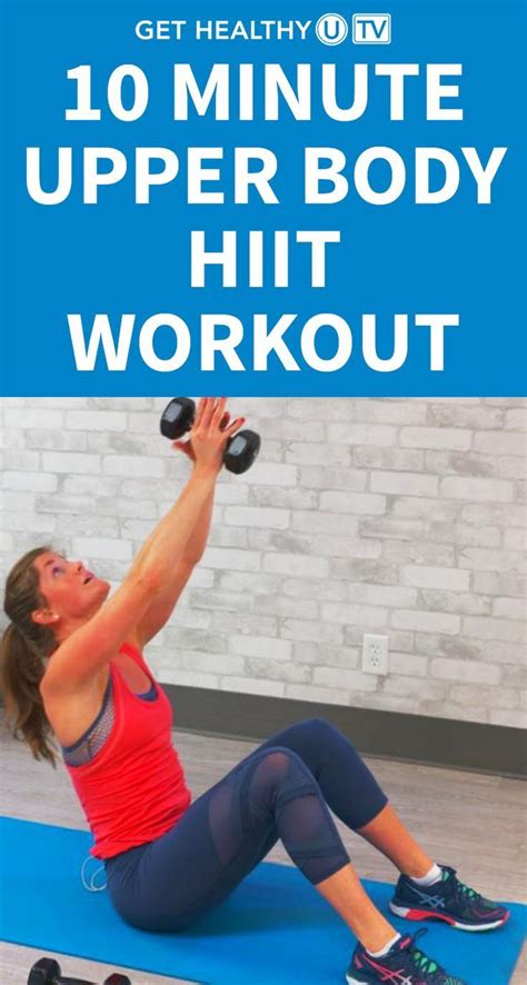 6 Day Hiit Workout With Weights Upper Body For Women Fitness And