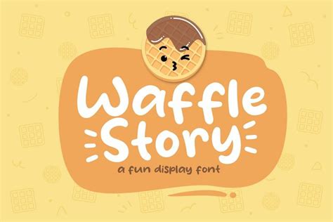 Download Waffle Story Font In Otf And Ttf Formats For Free Or You Can