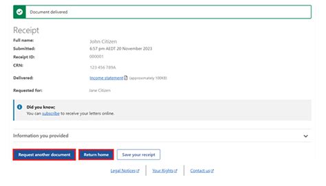 Centrelink Online Account Help Request A Document Services Australia