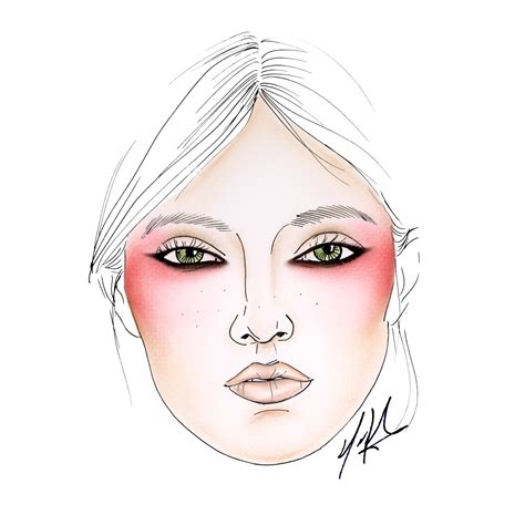 How To Apply Makeup On A Face Chart Makeup Vidalondon