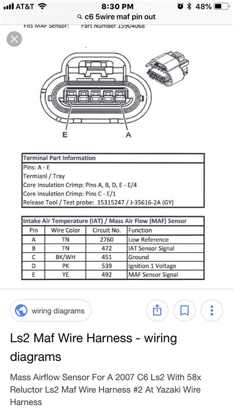 Yes it has a sensor and they are color coded however i don't think it's. 5 Wire Maf Sensor Wiring Diagram - Wiring Diagram Schemas