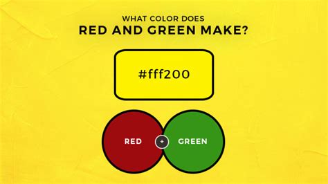 What Color Do Red And Green Make Updated 2023