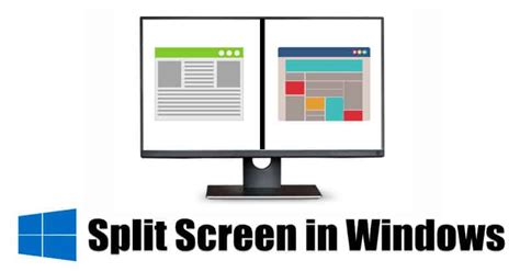 How To Split Screen On Two Monitors Windows Lasopalv