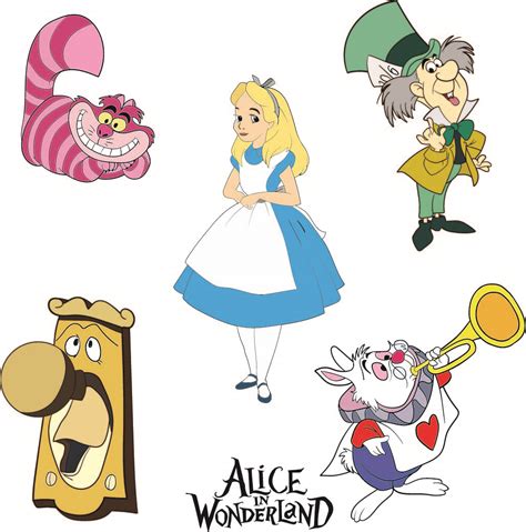 Alice In Wonderland Printable Characters Printable Word Searches