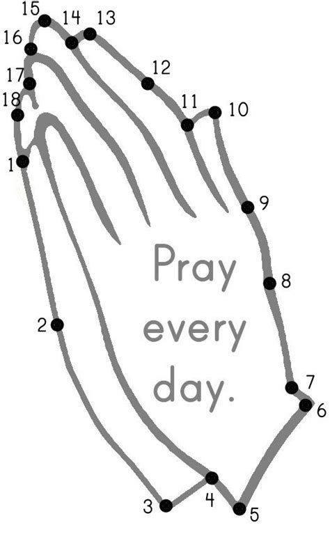 Praying Hands Colouring Pages Page 2 Sunday School Preschool