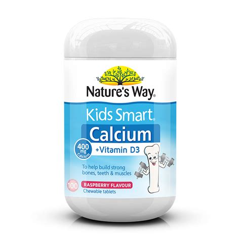 Natures Way Kids Smart Chewable Calcium 100s Vitamins For All