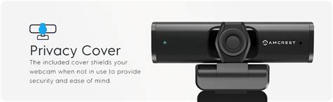 Amcrest 4k Webcam Wmicrophone And Privacy Cover Web Cam Usb Camera