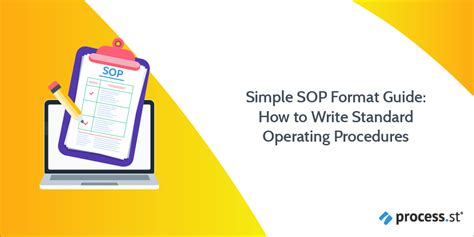 Simple Sop Format Guide How To Write Standard Operating Procedures