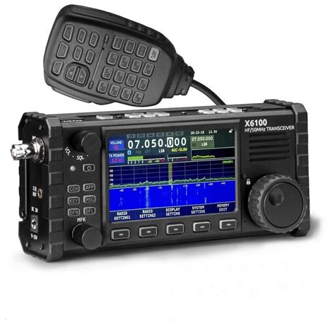 New Xiegu X6100 50mhzall Mode Hf Transceiver Portable Sdr Shortwave