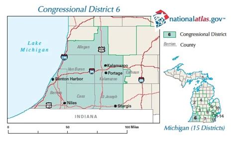 Michigan 6th Congressional District Map