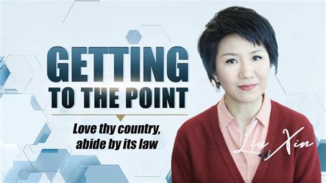 Getting To The Point Love Thy Country Abide By Its Law Youtube