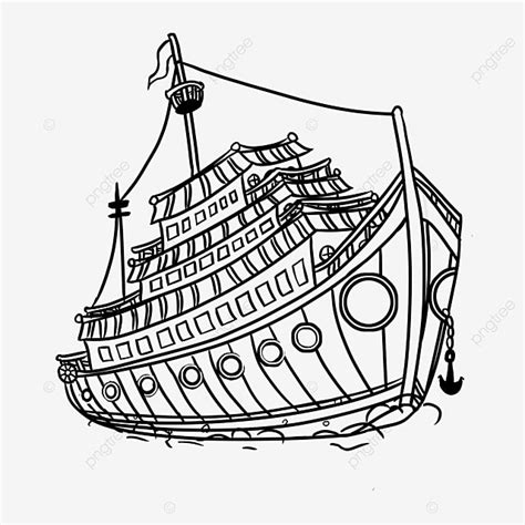 Luxury Boat Clipart Black And White Boat Drawing Boat Sketch Luxury