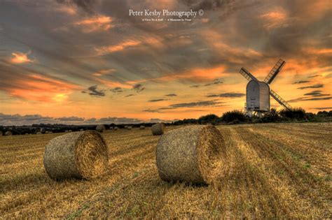 Chillenden Windmill Sunset 3 Peter Kesby Photography