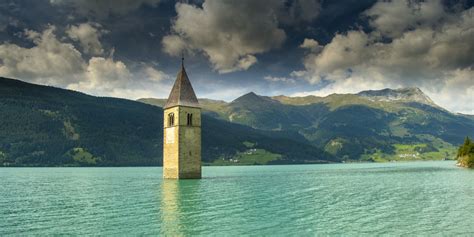 Lake Resia The Sunken Town Where Youll Walk On Water In Italys Lake