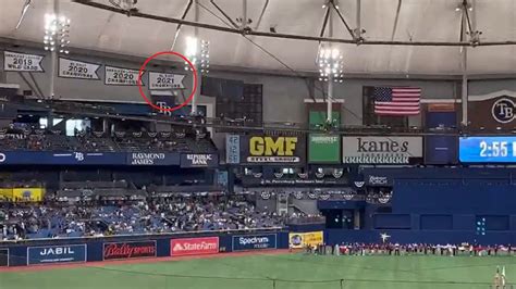 Tampa Bay Rays Unveil Embarrassing Banner On Opening Day