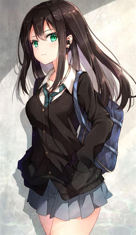 Pretty Anime Girl Cute Long Hair