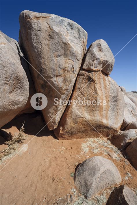 Sun Bleached Rocks Under A Blue Sky Royalty Free Stock Image Storyblocks