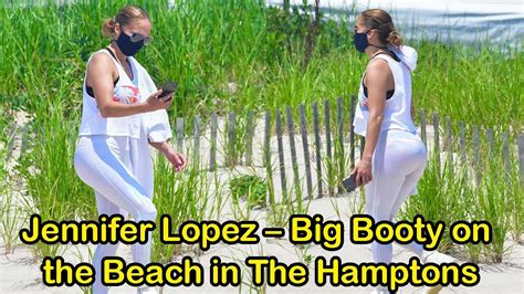 Jennifer Lopez Wide Hips And Big Booty On The Beach In The Hamptons
