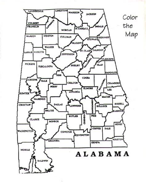 The last one shows the alabama state road maps without labeling city names on it. Alabama Department of Archives and History, Teacher lesson ...