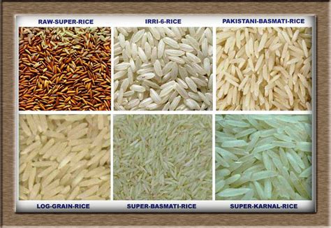 Types Of Rice In Pakistan