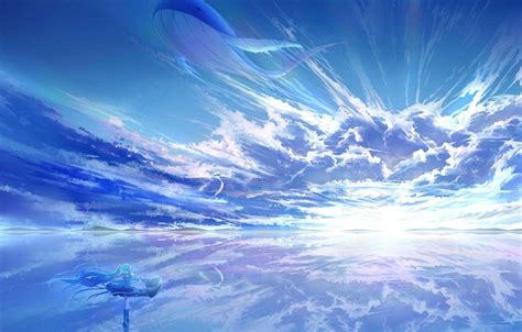 Anime Cloud Wallpapers Top Free Anime Cloud Backgrounds Wallpaperaccess