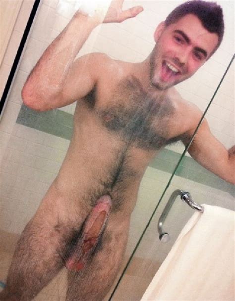 Hairy Gay Men Showering Cumception