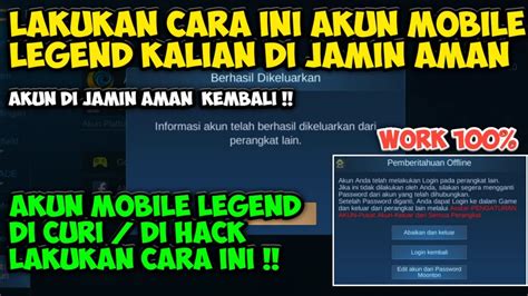 Maybe you would like to learn more about one of these? CARA LOGOUT / MENGELUARKAN AKUN MOBILE LEGEND KITA DI ...