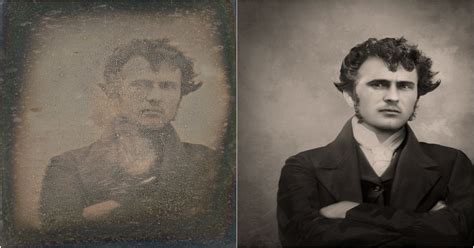 Robert Cornelius Corneliuss 1839 Photograph Of Himself The Back Reads