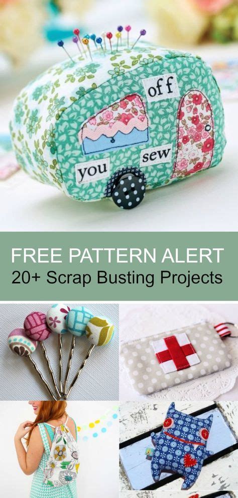 Pick out of our hundreds of free crochet baby blanket patterns to create the perfect gift for a newborn. FREE PATTERN ALERT: 20+ Scrap Busting Projects | Sewing projects for kids, Easy sewing projects ...