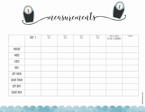 Weight loss countdown calendar printable weight loss. FREE Weight Loss Tracker Printable | Customize before you ...